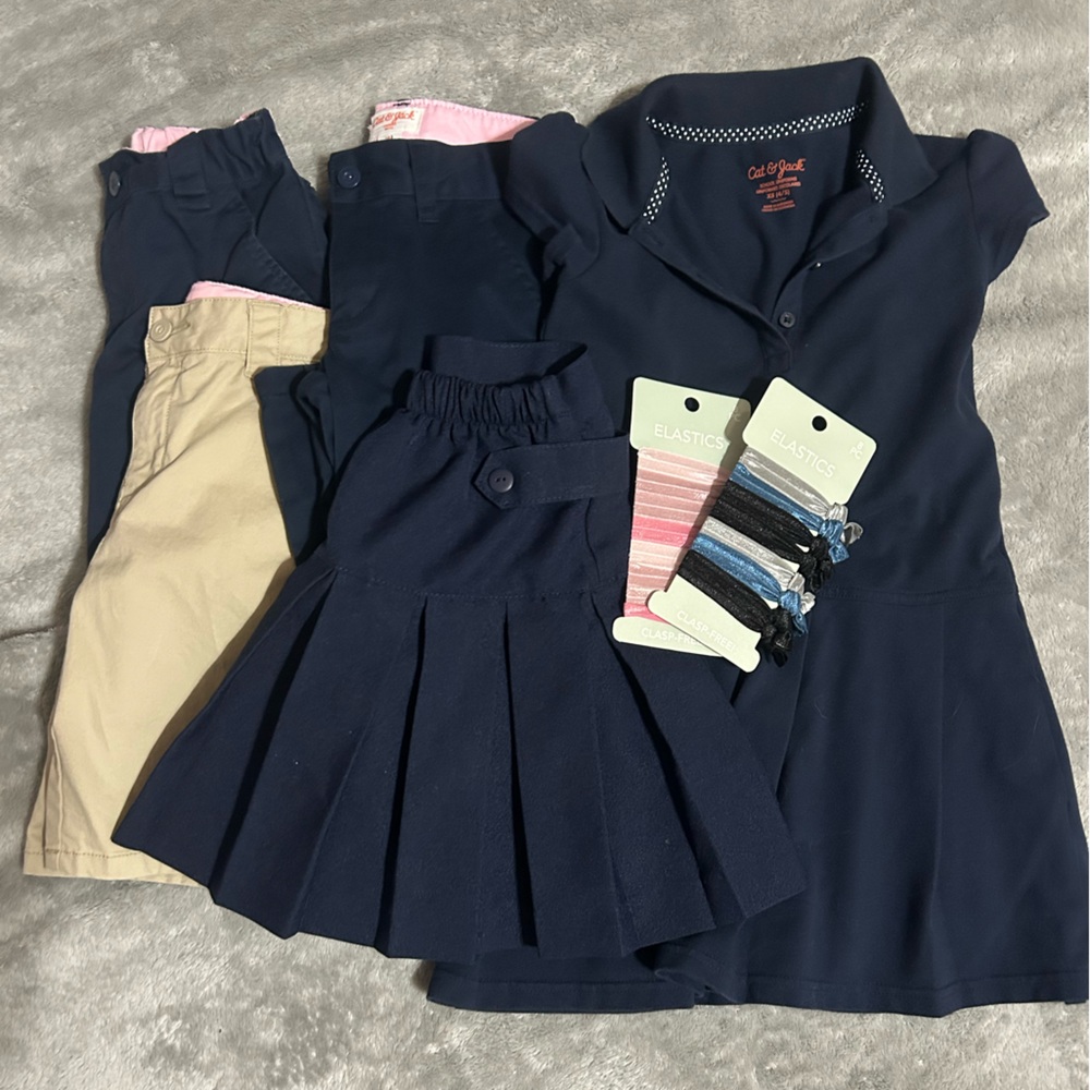 New Cat & Jack Girl Uniform bundle